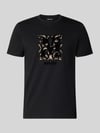 Antony Morato Regular Fit T-Shirt aus reiner Baumwolle Black