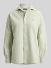 Polo Ralph Lauren Relaxed Fit Hemdbluse aus reiner Baumwolle Gruen