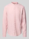 Casual Friday Slim Fit Freizeithemd aus Leinen Modell 'Anton' Apricot