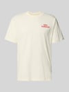 New Balance Regular Fit T-Shirt aus reiner Baumwolle Modell 'INTELLIGENT' Offwhite