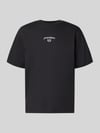 ONLY & SONS T-shirt o kroju regular fit z Mieszanka bawełny Model 'CASPIAN' Czarny