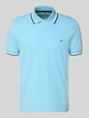Christian Berg Men Koszulka polo w kroju regular fit z kontrastowymi paskami Oceaniczny