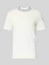 Lacoste Regular Fit T-Shirt aus Baumwoll-Mix Offwhite