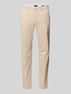 MCNEAL Chinosy o kroju slim fit z kieszeniami z tyłu Gliniany