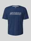 GUESS Activewear T-Shirt mit Label-Detail Dunkelblau