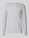 Tom Tailor Denim Regular Fit Strickpullover aus Baumwolle Hellgrau