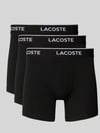 Lacoste Bokserki z elastycznym paskiem z logo w zestawie 3 szt. Czarny
