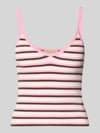 JJXX Crop Top aus Viskose-Mix Modell 'ESTHER' Pink