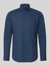 Christian Berg Men Regular Fit zakelijk overhemd met haaikraag Marineblauw