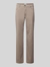 Brax Stoffen broek van mix van katoen en viscose met viscose, model 'Cadiz' Middengrijs