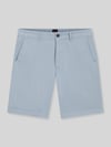 BOSS Orange Slim Fit Chinoshorts aus Baumwoll-mix Hellblau