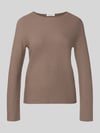 Marc O'Polo Regular Fit Strickpullover aus reiner Baumwolle Taupe