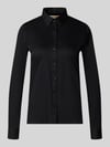 MOS MOSH Hemdbluse mit Sportmanschetten Modell 'Tina' Black
