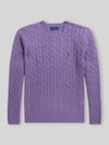 Polo Ralph Lauren Regular Fit Pullover aus Woll-Kaschmir-Mix Lila