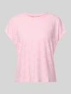 ONLY relaxed fit T-shirt met etskanteffect model 'SMILLA' Roze