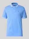 Tommy Jeans regular fit poloshirt van puur katoen Metallic blauw