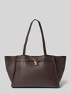 MICHAEL Michael Kors Leren tas van echt leer model 'HAMILTON' Donkerbruin