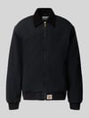 Carhartt Work In Progress Jacke mit Reißverschluss und Label-Detail Modell 'Santa Fe' Black
