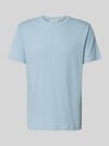 Selected Regular Fit T-Shirt aus Baumwoll-Mix Modell 'SPENCER' Hellblau