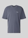 PEGADOR T-shirt o kroju oversize z logo w formie haftu Ciemnoniebieski
