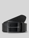 LLOYD Men's Belts Pasek skórzany ze sprzączką Czarny