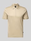 BOSS Regular Fit Poloshirt aus Lyocell-Baumwoll-Mix Modell 'H-PARAS 50' Beige
