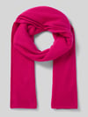 Christian Berg Woman Schal aus Kaschmir mit Rollsaum Pink