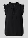 VERO MODA Regular Fit Blusentop aus reiner Viskose Modell 'ALBA' Black