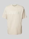 GUESS Activewear T-Shirt mit Label-Print Modell 'SURON' Beige
