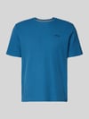 BOSS Regular Fit T-Shirt aus Baumwoll-Mix Modell 'WAFFLE' Blau