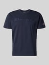 Champion T-Shirt mit Label-Stitching mit Rundhalsausschnitt Marine