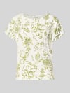s.Oliver RED LABEL Relaxed Fit T-Shirt aus weichem Viskose-Mix Weiss