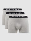 SCHIESSER Boxershort met stretch in set van 3 Middengrijs gemêleerd