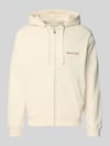 JACK & JONES Sweatjacke mit Känguru-Tasche und Reißverschluss Offwhite
