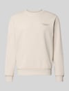 JACK & JONES Sweatshirt mit Label-Print Beige