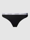 Calvin Klein Underwear String in effen design Zwart