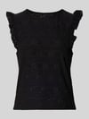 ONLY Slim Fit Top mit Allover-Muster Modell 'MILLA' Black