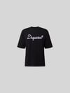 Dsquared2 T-shirt o kroju loose fit z czystej bawełny Czarny