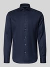 BOSS Regular Fit Businesshemd aus reiner Baumwolle Modell 'H-JOE-SP' Dunkelblau