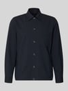 Marc O'Polo Regular Fit Hemdjacke aus Baumwoll-Mix mit Viskose-Anteil Marine