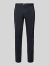 JACK & JONES Regular fit chino met ceintuurlussen, model 'KANE' Marineblauw