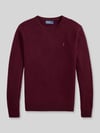Polo Ralph Lauren Regular Fit Pullover aus reiner Wolle Bordeaux
