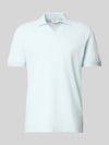 s.Oliver RED LABEL Regular Fit Poloshirt aus Baumwoll-Mix Hellblau