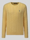 Polo Ralph Lauren Pullover mit Logo-Stitching GELB