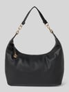 Liu Jo White Handtasche mit Label-Applikation und Schulterriemen Black