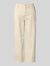 s.Oliver RED LABEL Wide leg culotte van katoenmix Beige