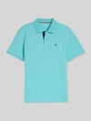 Tom Tailor Regular Fit Poloshirt aus reiner Baumwolle mit Logo-Stitching Petrol