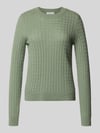 Christian Berg Woman Strickpullover aus reinem Kaschmir Schilf