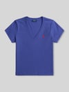 Polo Ralph Lauren regular fit T-shirt van puur katoen Blauw