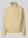 Tommy Jeans Regular Fit Blouson mit Logo-Stitching Beige